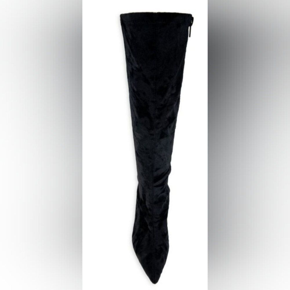 BCBGeneration Blk Women's Isra Velvet Inside Zipper Tall Boots NW/O BOX Sz 9 - Picture 4 of 16
